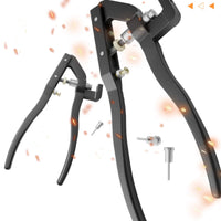 Screw-Driven Chain Breaker with Plier Handles Anodized Chain Breaker Splitter Corrosion-Resistant Tool Heavy-Duty for Cyclists, Mechanics, Bike Repair, Motorcycle Maintenance, Garage Workshop