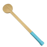 Flat-Headed Wooden Practice Paddle Long-Handle Wooden Training Paddle Non-Slip Sturdy for Beginners