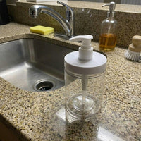 Shower Gel and Liquid Soap Pump Bottle Dispenser for Pet Care, Large Capacity Travel Pump Bottle for Shower Soap, Hand Cream Bathroom Organizer