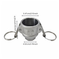 Type D Female Coupler Cam and Groove Coupling Heavy Duty Lever Lock Hose Fitting for Machinery Manufacturing, Automotive Industry