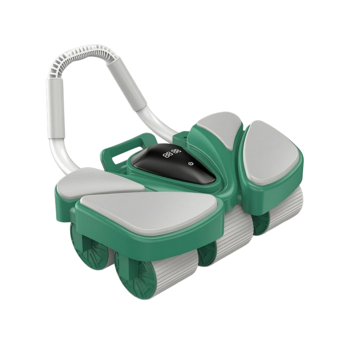 Wear-Resistant Abdominal Wheel with Mats Anti-Slip Ab Roller with Exercise Mats Portable Ab Roller Wheel Compact for Beginners