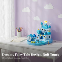 Ideal Birthday Gift Attractive Princess Castle Role-Playing Fun Attractive Dollhouse Building Set STEM Learning for Children, Home, Bedroom