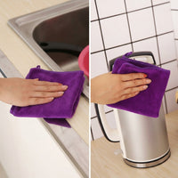 Nanoscale Microfiber Cleaning Cloth and 30x70cm Microfibre Cloth, Absorbent Cleaning Cloths for Kitchen Dishes, Glass, Screens and Furniture