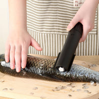Waterproof Rechargeable Seafood Scaling Machine Stainless Steel Blade Cordless Seafood Scale Remover Powerful Engine for Home Cooks