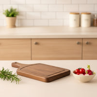 Board with Handle Walnut Wood Board with Handle Smooth