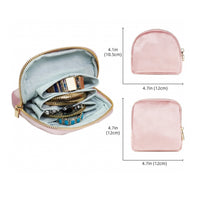 Mobile Jewelry Carrier Case with Pockets Portable Jewelry Case with Zipper Pockets Detachable for Journeyers