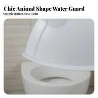 Squat Toilet Deflector Drill Installation Squatting Pan Splashing Guard Prevents Spillage Toilet Deflector for Children, Public Restrooms