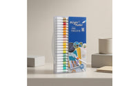 Acrylic Marker Pen White Barrel Hard Tip Marker Art Supply Works on Many Surfaces Vibrant Colors