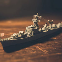 Ayanami-Class Warship Model 1:900 Scale Warship Model Alloy for Collectors, Bookshelf