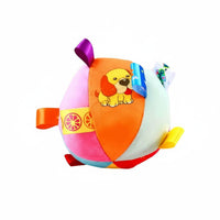 Sound-Making Soft Dog Ball Boredom Reliever Dog Bell Ball Chew-Resistant for Active Chewers, Young Dogs, Solo Play, Playtime, Training