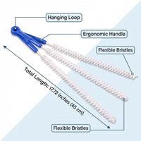Long for Hair Removal, Extended Drain Cleaner for Sink and , Clogged Remover Tool, Plumbing Auger for Homeowners