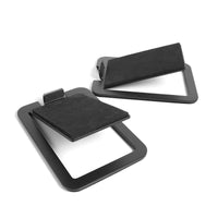2 Pieces Desktop Speaker Stand Compact Speaker Stand with Vibration Pads Sleek for Audiophiles, Desk