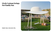 Cumulus Seat Sculpture Sculpture Instagrammable Large Landscape Ornament Original Design Rainbow Cumulus Seat Sculpture for Couples, Tourists