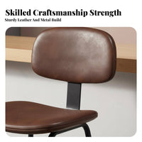 utilitarian aesthetic Lowsupport Bar Stool with supportrest High Chair Minimalist Design Seating Furniture Sturdy Frame for Homeowners, Adults, Business Owners, Restaurant, Cafe, Counter, Kitchen