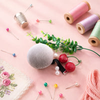 Wrist Pincushion DIY Crafting Wearable Pin Cushion Anti-Rust Sewing Pin Holder Bracelet for Tailors, Crafters, Quilting, Dressmaking