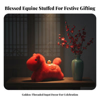 Chinese New Year Horse Soft Toy Auspicious Design Year of the Horse Soft Toy Soft Material Proceed Ld Features for Collectors