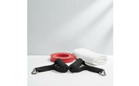 2 Pieces Elastic Band Handles Sturdy-Duty Exercise Handles D Handle Attachment High Load Capacity Cord Machine Attachments