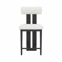Playful creature Design Hippo-Shaped rearrest Stool mid-centuryera Modern design bar Chair Integrated Footrest Indoor Seating Curved rear ergonomic rearing for homeowners, Adults, Kitchen Island, Dining Area, Cafe, small restaurant