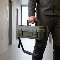 Hard-Sided Heavy-Duty with Handle Lockable Secure Carrying Case for Amateur Fixers, Home Repairs, Work