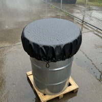 55 Liter Drum Cover Heavy Duty Drum Cover with Drawstring Stretchable for Workshop, Garage, Outdoor Storage