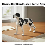 Simulation Dog Breed Model 3C Certified Simulation Dog Model Highly Detailed Puppy Figurine for Kids, Adults, Home Decor, Playful Activities