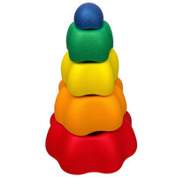 5 Pieces Sensory Stepping Stones Sensorial Balance Stones Antideslizante Piedras De Espuma Interior for Toddlers, Playroom