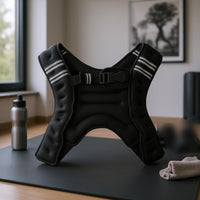 Body-Hugging Weighted Training Garment Contoured Weighted Running Vest Snug Fit for Runners