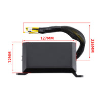 Relay Box with Pre-Wired Harness Heavy Duty Automotive Relay Fuse Box Hassle-Effortless Neat for DIY Mechanics, Engine Bay
