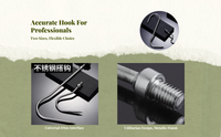 Stainless steel rod holder, easy install