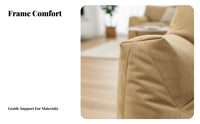 Removable and Machine-washable Cover Bean Bag Armchair Space Saving Lounge Chair Comfortable Design Soft Seating Modern aesthetic for Adults, Students, video game enthusiasts, Living Room, Lounging, Apartment, literary alcove