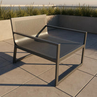 Metal Patio Furniture Set Stainless Steel Patio Conversation Set Outdoor Sectional Sofa Weather-Resistant for Garden, Hotel
