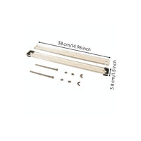 Paper Clamp with Acrylic Plates Handheld Bookbinding Press with Clamps Manual Tool for Crafters