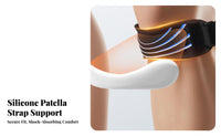 Patellar Tendon Knee Strap Shock Absorption Reduces Impact Patellar Support Band Brace for Runners, Athletes, Basketball, Running, Workout