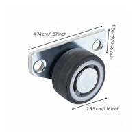 Furniture Door Roller Gate Support Wheels with Metal Bracket Load-Bearing Hardware for Home Hobbyists