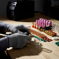 71 Pieces Torch Consumables Kit Replacement Torch Parts Kit Compatible for Welders, Technicians, Workshop