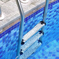 4-Step Pool Ladder Stainless Steel Ladder with Handrails Non-Slip Pool Stairs