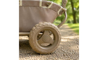 Foldable Pull Cart Padded Grip Foldable Wagon Metal Frame Transport Gear