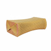 Breathable PE Rattan Summer Pillow Cooling Hard Headrest Waterproof Bedding Accessory Easy to Clean for Steam Room