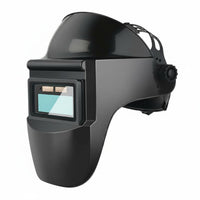 Adjustable Angle Auto-Darkening Metalworking Helmet Comfortable Fit Full Face Metalworking Hood Heat-Resistant Auto Darkening Helmet Long-Lasting for Welders, Workers, Shop