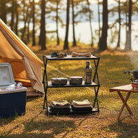 Portable Camping Rack-Saving Camping Shelf Stand Waterproof Outdoor Gear