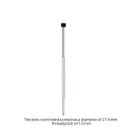 Damper Assembly Aluminum Alloy Damping Fork Rod with Threaded End Hardware for Mechanics