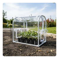 Foldable Outdoor Greenhouse Tent Roll-up Door Portable Mini Greenhouse Protected for Balcony