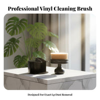 LP Cleaning Brush Anti-Scratch Vinyl Cleaning Brush for Audiophiles, DJs