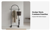Modern Design Freestanding Hall Tree Multi-Hook Tree-Branch Hanger Space-Saving Coat Rack Sturdy & Stable for Homeowners, Families, Office Workers, Bedroom, Living Room, Entryway, Hallway