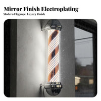 LED Barber Pole Waterproof LED Barber Pole Light Super Illuminated Storefront Signage for Outdoor, Storefront