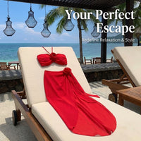 Swimsuit for Girls and Women with Stylish Swimming Costume Design, Three Piece Swim Dress with Padded Bra and Long Skirt for Water Sports