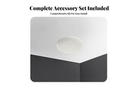 Screws Included Ceiling Box Cover Plate Smooth Surface Round Ceiling Cover Plate
