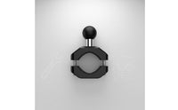Ball Head Handlebar Clamp 360° Rotation Universal Ball Joint Mount Adjustable Angle Motorcycle Camera Holder Base for Motorcyclists, Cyclists