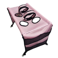Collapsible Pet Grooming Table with Mesh Top Lightweight Furniture for Dog Groomers