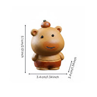 Capybara Tea Pet Adorable Brew Pet Figurine Ceramic Ornament for Gift Shop